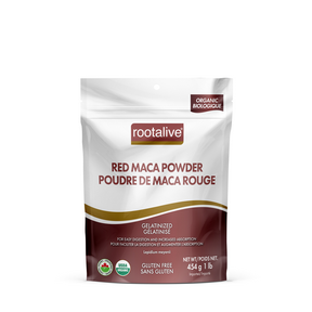 Rootalive Inc.   Organic Gelatinized Red Maca Pwd 454g