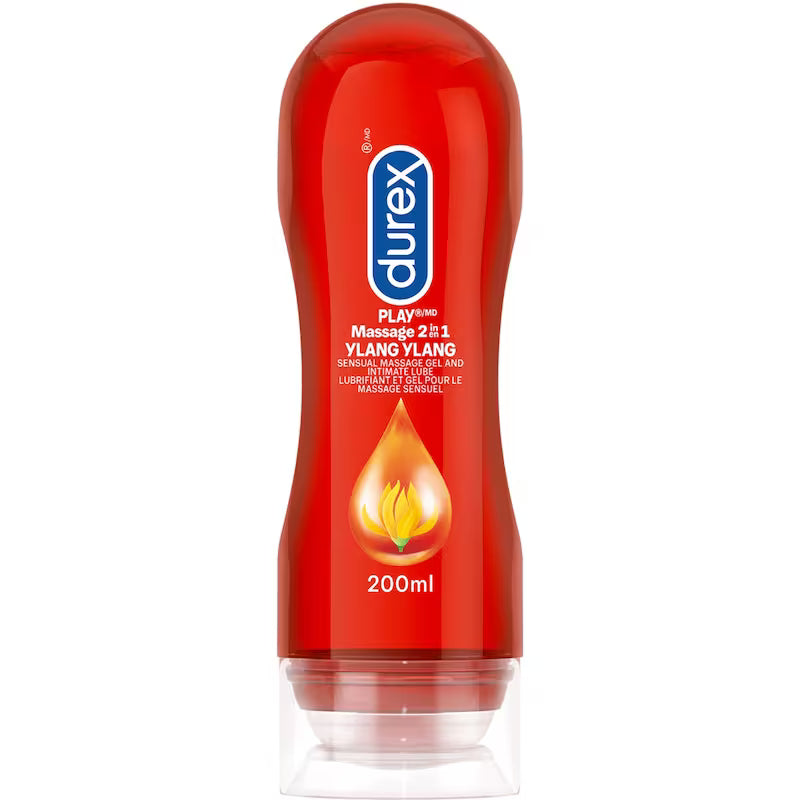 DUREX PLAY LUBE&MASSAGE GEL 2IN1 YLANG 200ML GEL