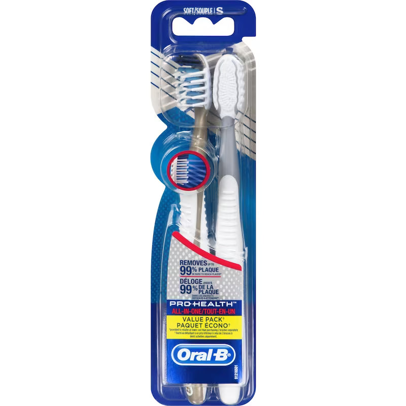 ORAL-B PRO-HEALTH TOOTHBRUSH SOFT 2 pack of 6