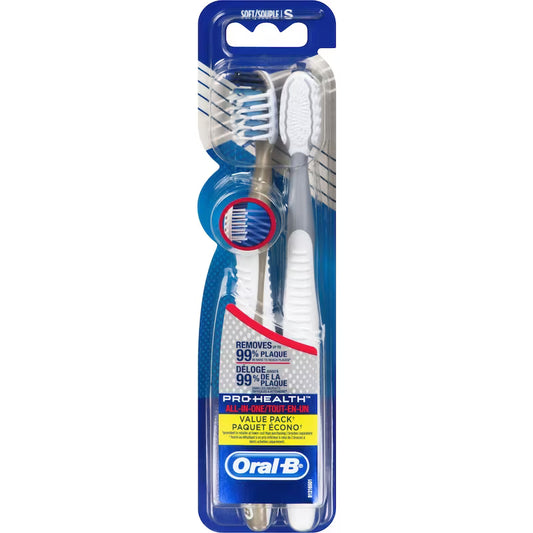 ORAL-B PRO-HEALTH TOOTHBRUSH SOFT 2 pack of 6