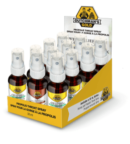 Dutchman's Gold Inc. - Propolis Throat Spray 12 Unit Shelf 1disp