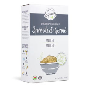 Second Spring Sprouted Foods   Sprouted Millet 6 x 454g