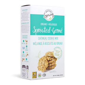 Second Spring Sprouted Foods   Sprouted Oatmeal Cookie Mix 6 x 299g