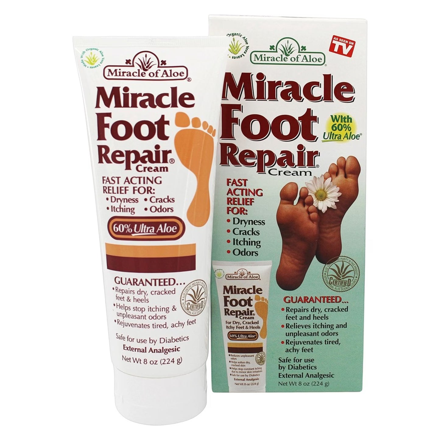MIRACLE OF ALOE FOOT REPAIR CREAM 226G CREAM
