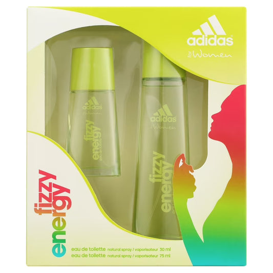 Adidas Fizzy Energy Gift Set By Adidas 2.5 oz Eau De Toilette Spray + 1 oz Eau De Toilette Spray