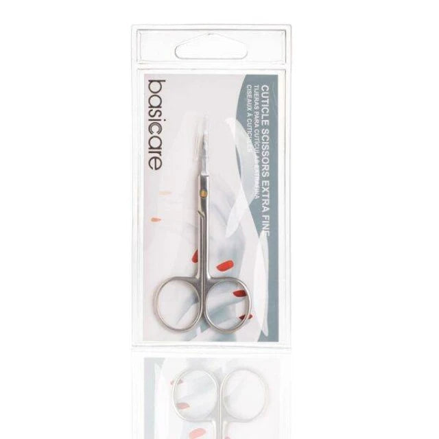 BASICARE   CUTICLE SCISSOR, X-FINE CURVED