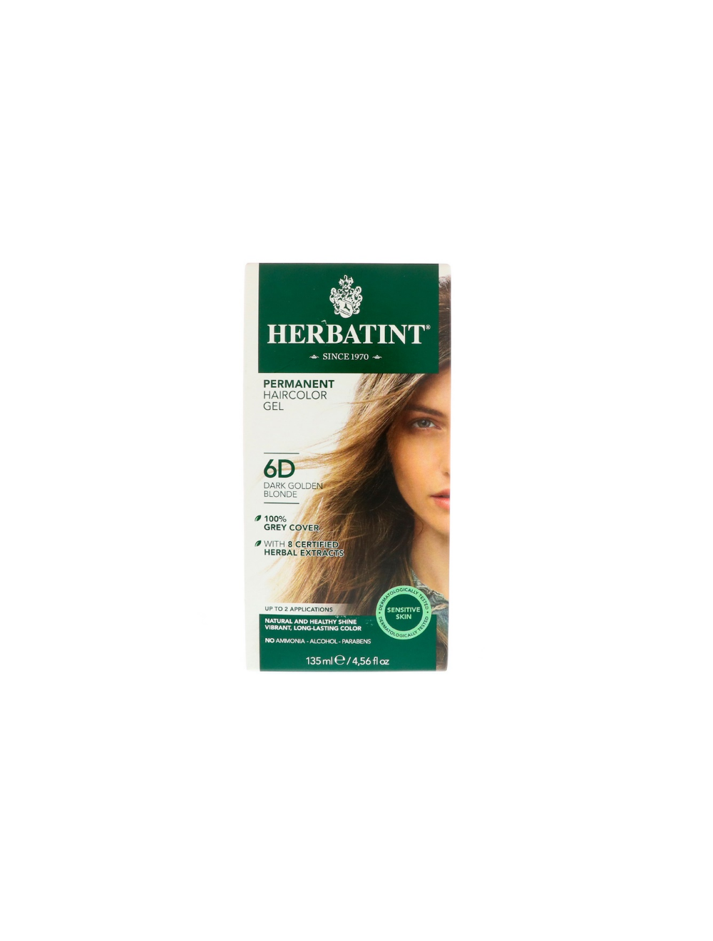 Herbatint D6 DARK GOLDEN BLONDE 135 ML