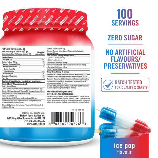 Biosteel -  Hydration Mix - 700g Ice Pop