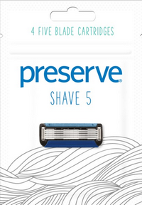 Preserve by Recycline   Shave 5 Replacement Blades 4ct