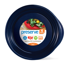 Preserve by Recycline   Everyday Plates - Midnight Blue 4ct