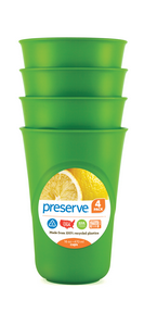 Preserve by Recycline   Everyday Cups - Apple Green 4pk