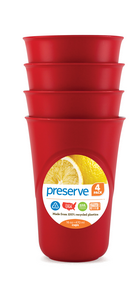 Preserve by Recycline   Everyday Cups - Pepper Red 950ml