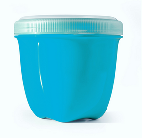 Preserve by Recycline   Mini Round Food Storage - Aqua 236ml