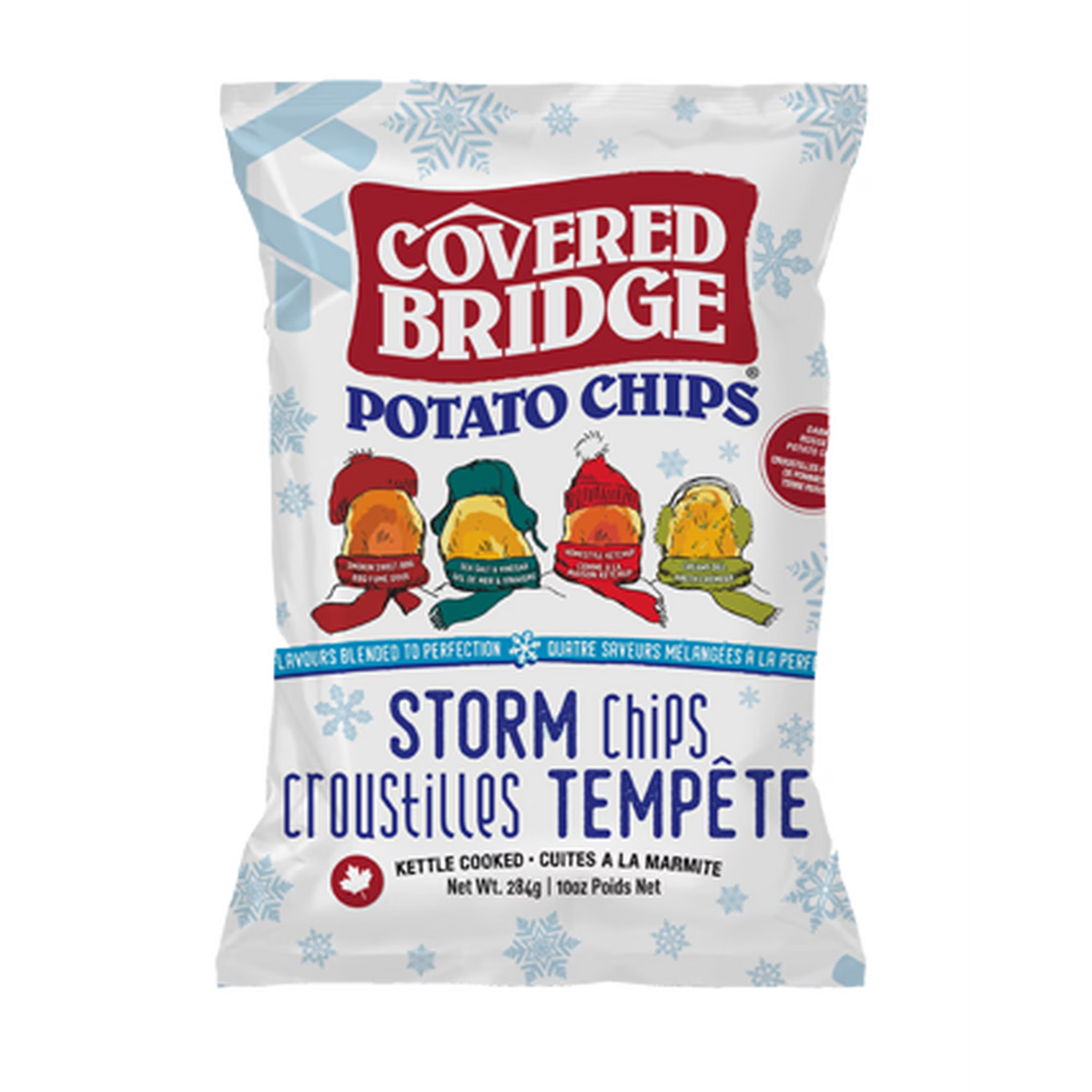 Covered Bridge Potato Chips - Storm Chips - Seasonal - 8 x 284g