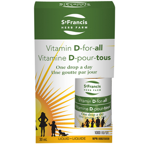 St.Francis   Vitamin D3 For-All (1000 IU)   30 mL