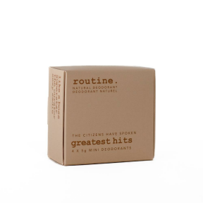 Routine Natural Beauty   Greatest Hits Minis Kit 4pk