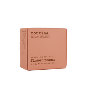 Routine Natural Beauty   Flower Power Minis Kit 4pk