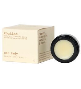 Routine Natural Beauty   Cat Lady Botanic Perfume Balm 15g