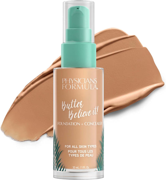 PF BUTTER BELIEVE IT FOUNDATION CONCEAL MD 30ML pack of 2