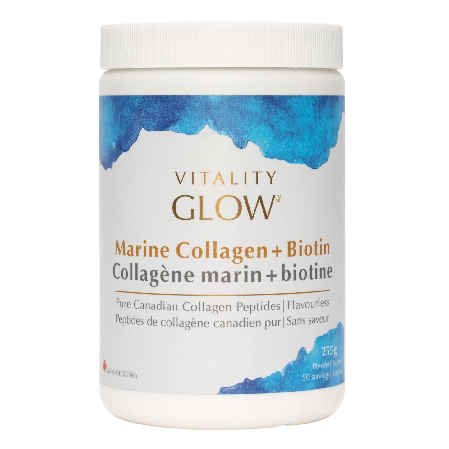 Vitality Products Inc.   GLOW Marine Collagen + Biotin 255g