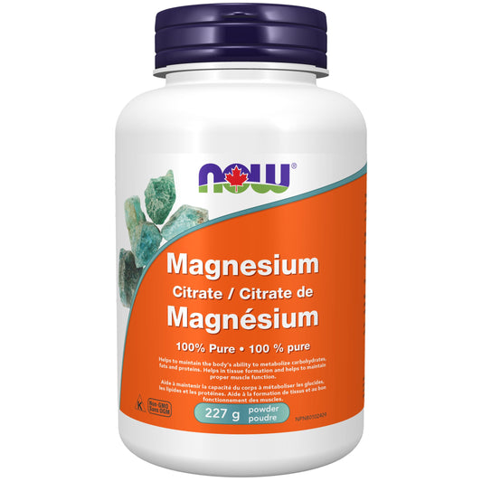 NOW    Magnesium Citrate Powder 227g