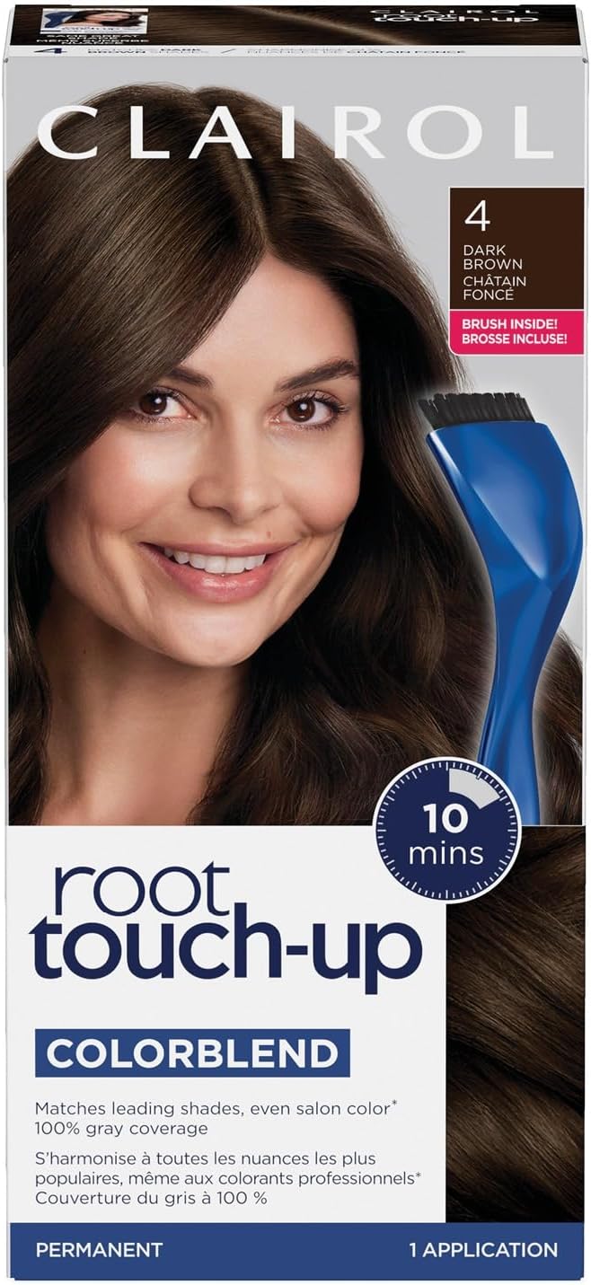 CLAIROL ROOT TOUCH UP DARK BROWN pack of 2