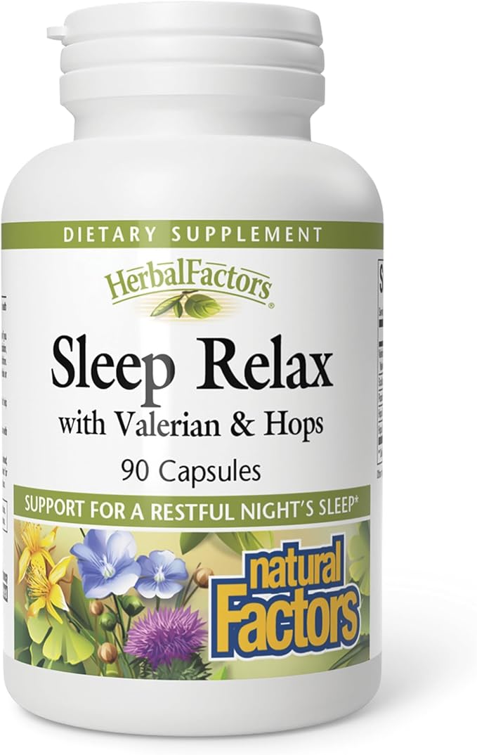 Natural Factors   Sleep Relax Formula, HerbalFactors®   90 capscaps