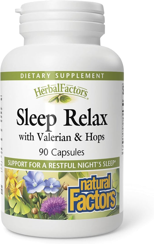 Natural Factors   Sleep Relax Formula, HerbalFactors®   90 capscaps