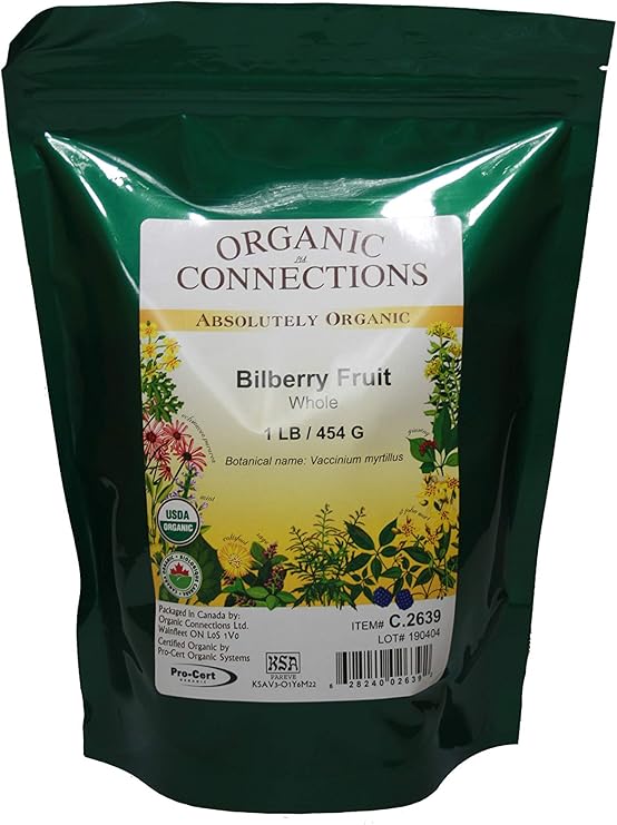OCBULK - Bilberry Berry Whole ORG 1LB