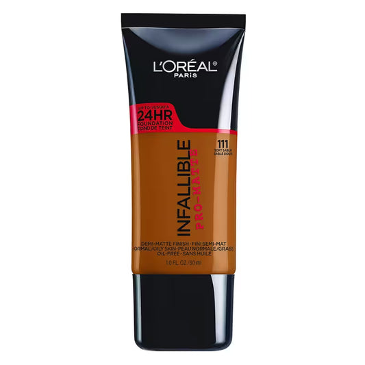 LOR INFAILLIBLE MATT FOUNDATION 111 SOFT SABLE pack of 2