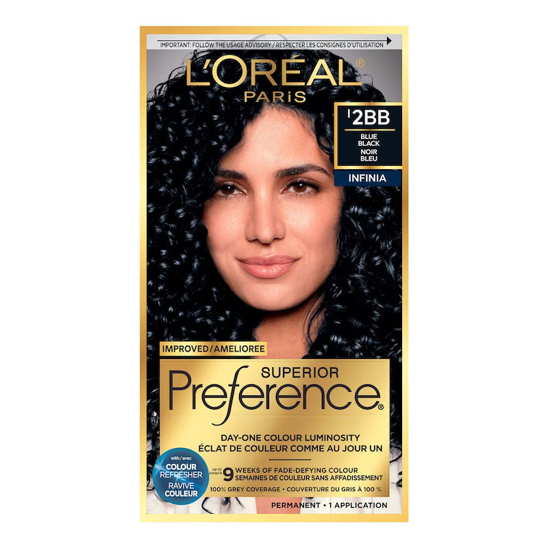 L'OREAL PREFERENCEI NFINA #2BB BLUE BLACK