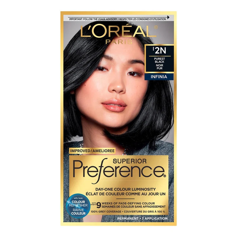 L'OREAL PREFRENCE HAIR COLOR INFINIA PUREST BLACK