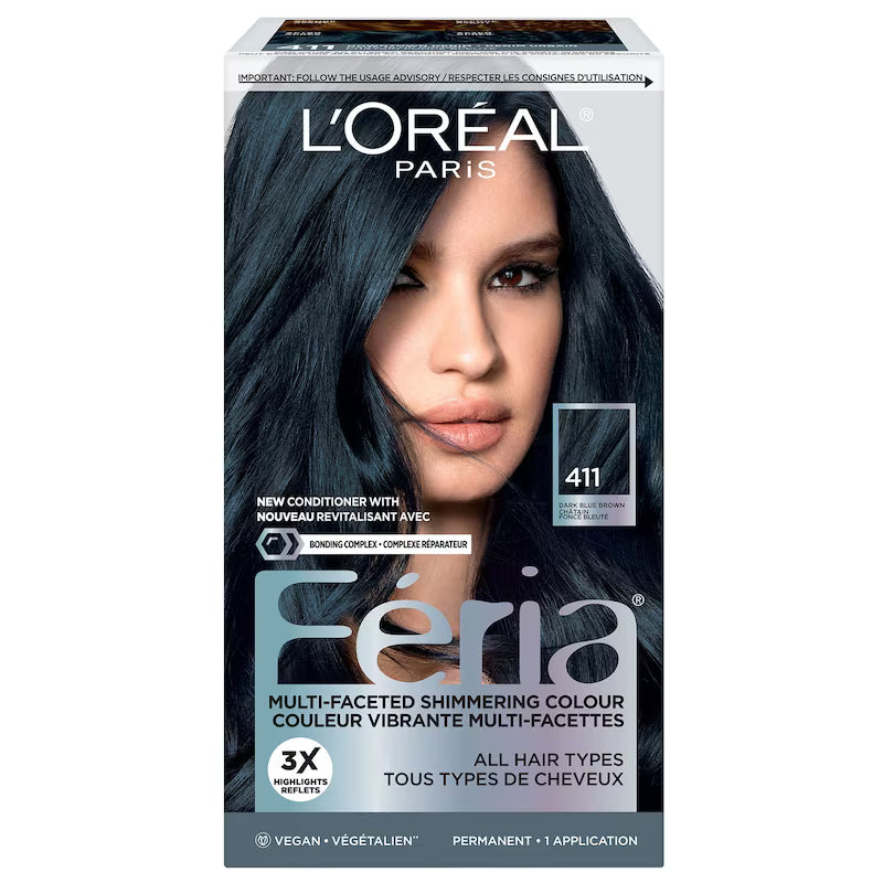 LOREAL PARIS FERIA GR DARK BLUE BROWN
