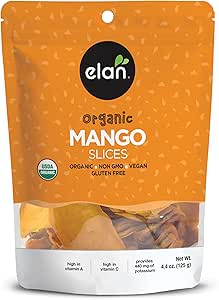 Elan Organics   Mango Slices   125 g