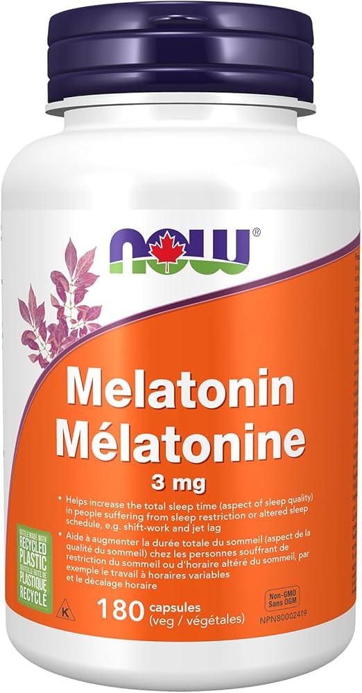 NOW    Melatonin 3mg 180vcap