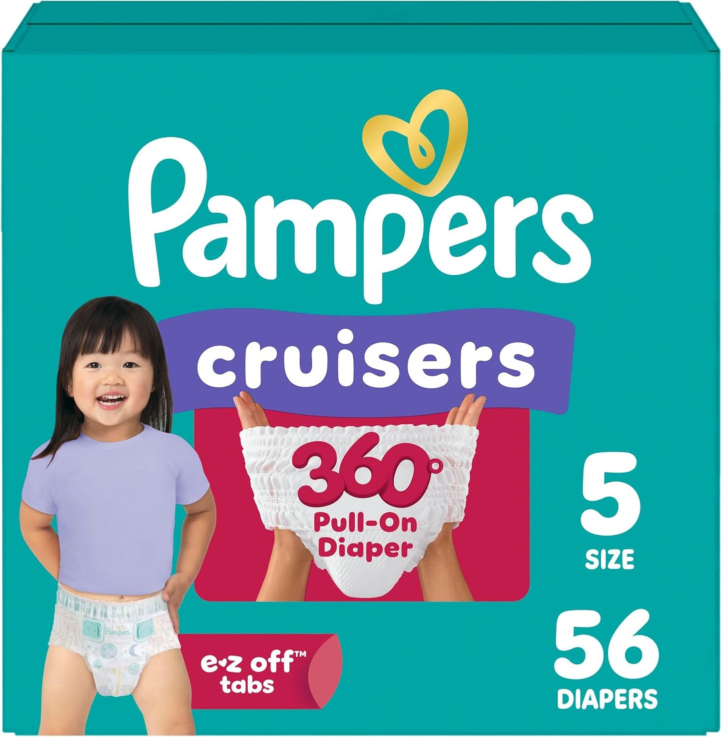 PAMPERS CRUISERS SUPER SIZE 5 56