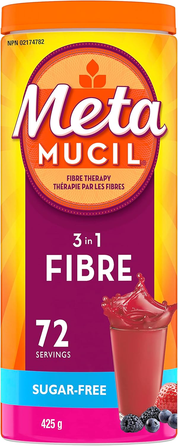 METAMUCIL SMOOTH TEXT SUGAR FREE BERRY 72 DOSE418G POWDER