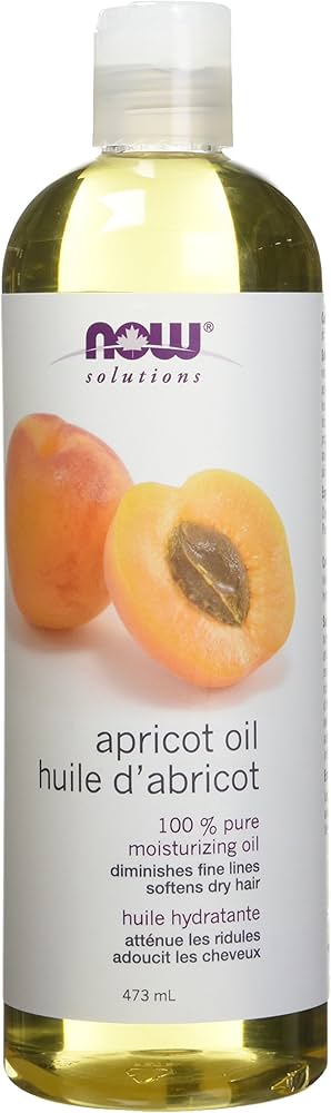 NOW    Apricot Kernel Oil, Expeller Pressed 473mL