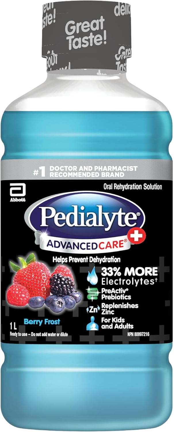 PEDIALYTE ADVANCE CARE PLUS BERRY FROST 1L