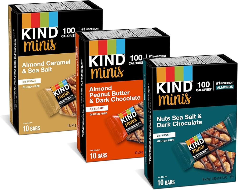 KIND SNACKS    Mini Snack Nut Bars Display 54pc