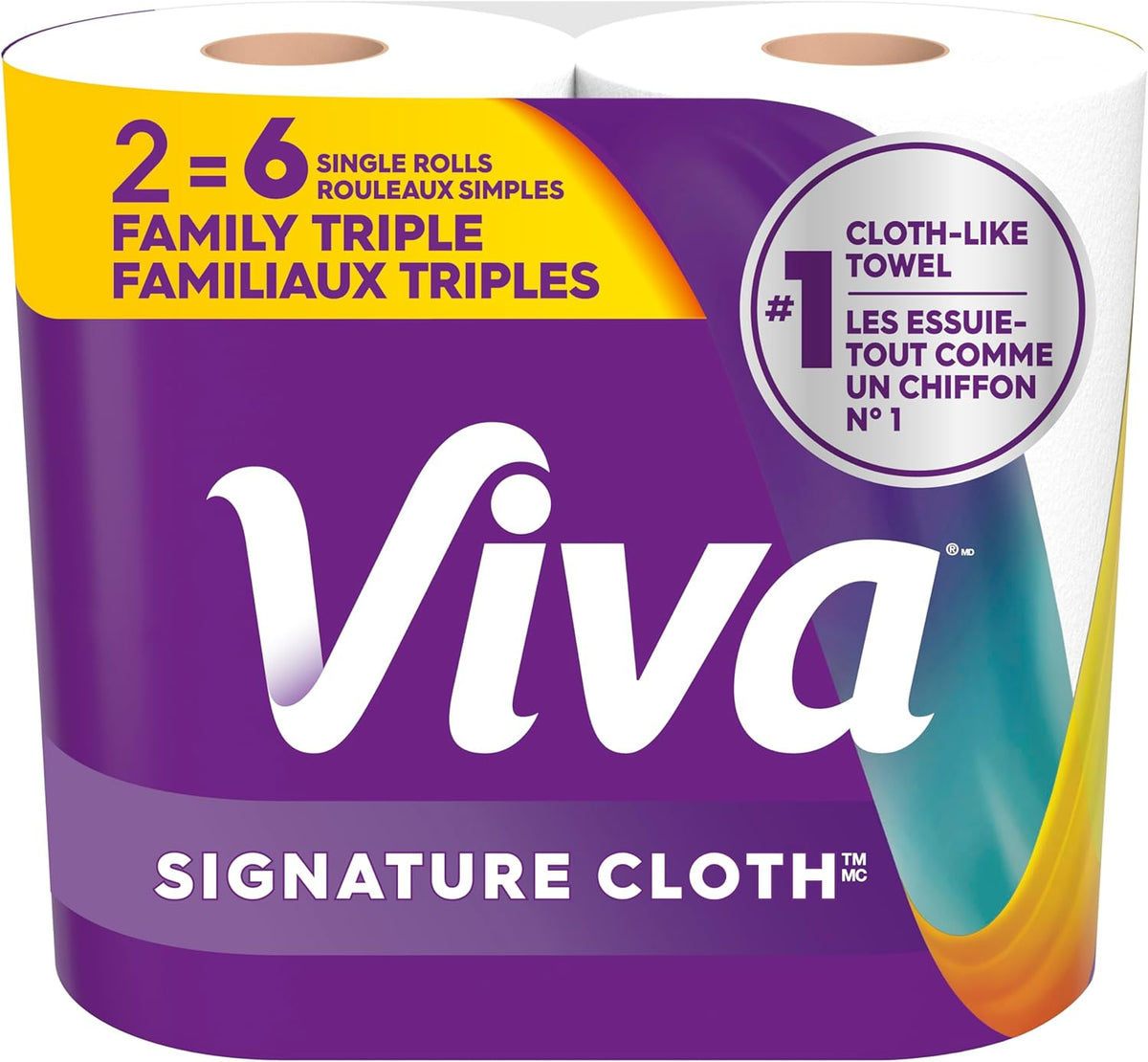 VIVA SIGNATURE CLOTH 141SHT ROLL 2 pack of 12
