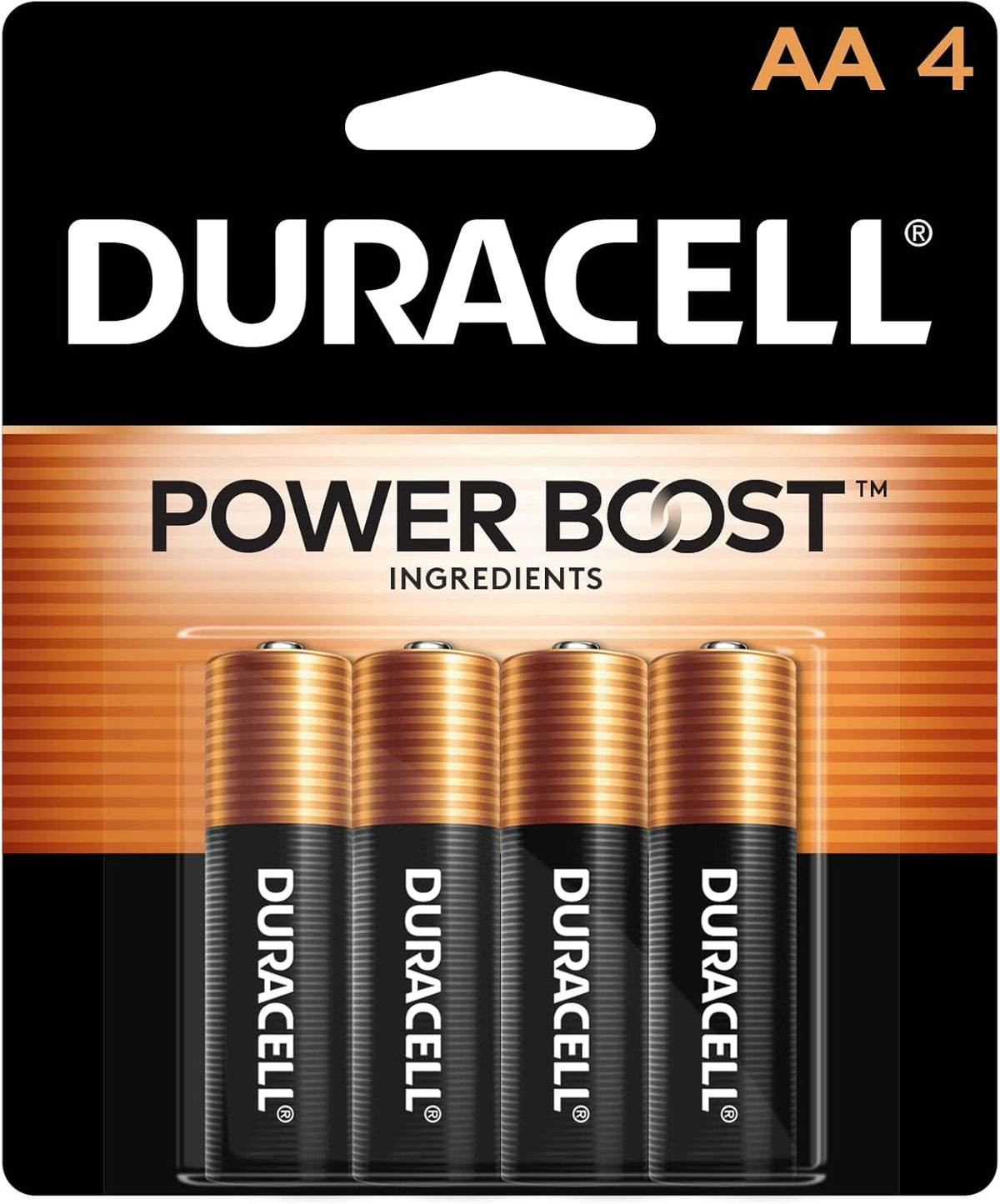 DURACELL COPPERTOP BATTERIES AA 4