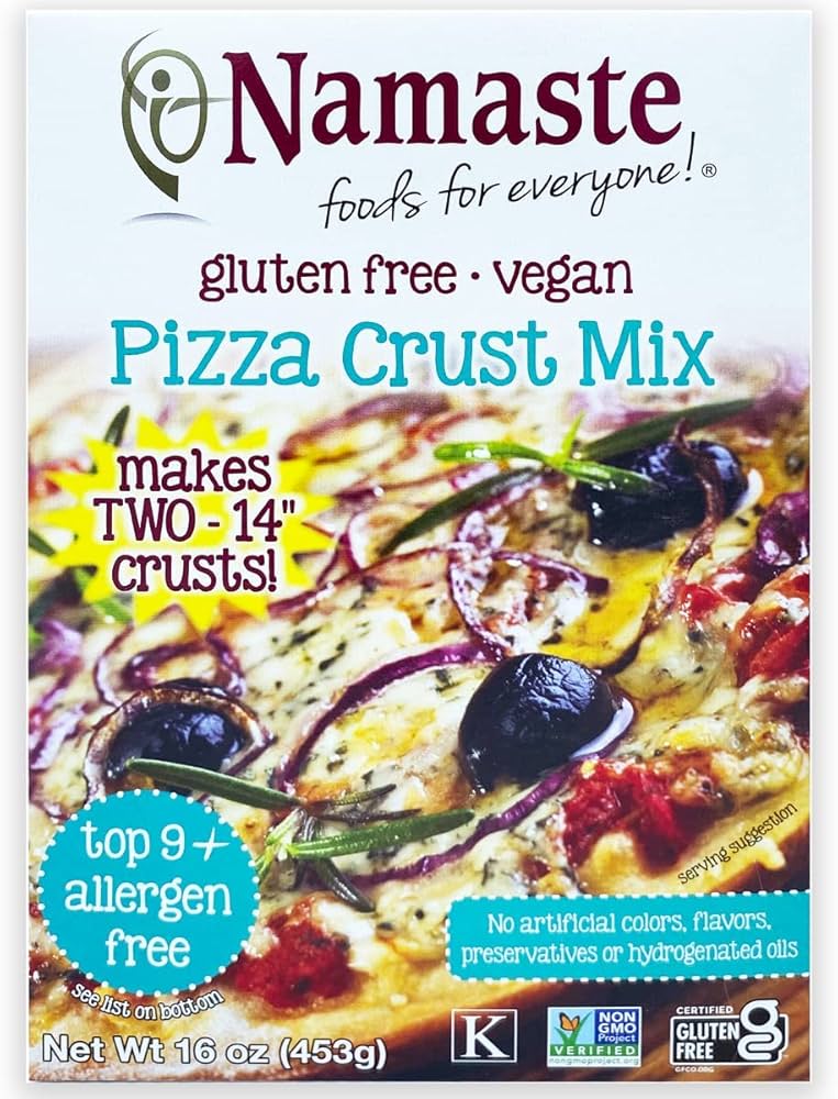 NAMASTE FOODS    Pizza Crust Mix 454g