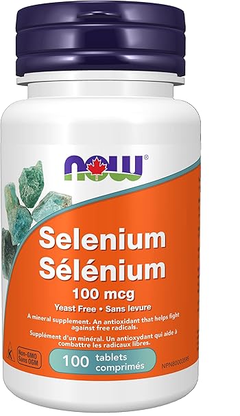 NOW    Selenium 100mcg (yeastfree) 100tab