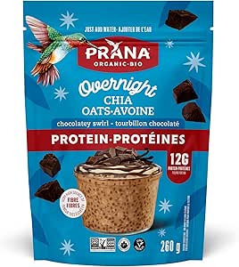 PRANA   -   Protein Overnight Chia, Chocolatey Swirl   260g
