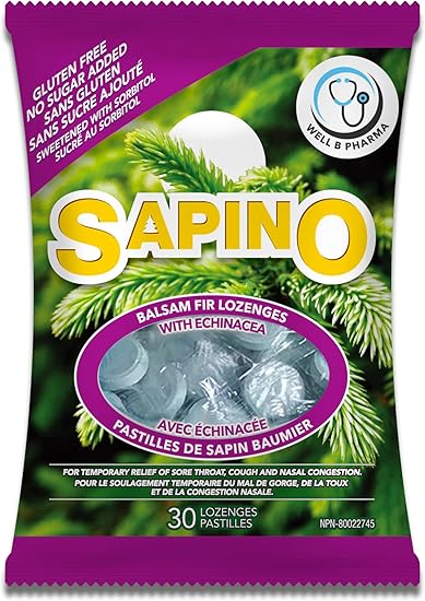 SAPINO   Echinacea Lozenges     30 lozenges