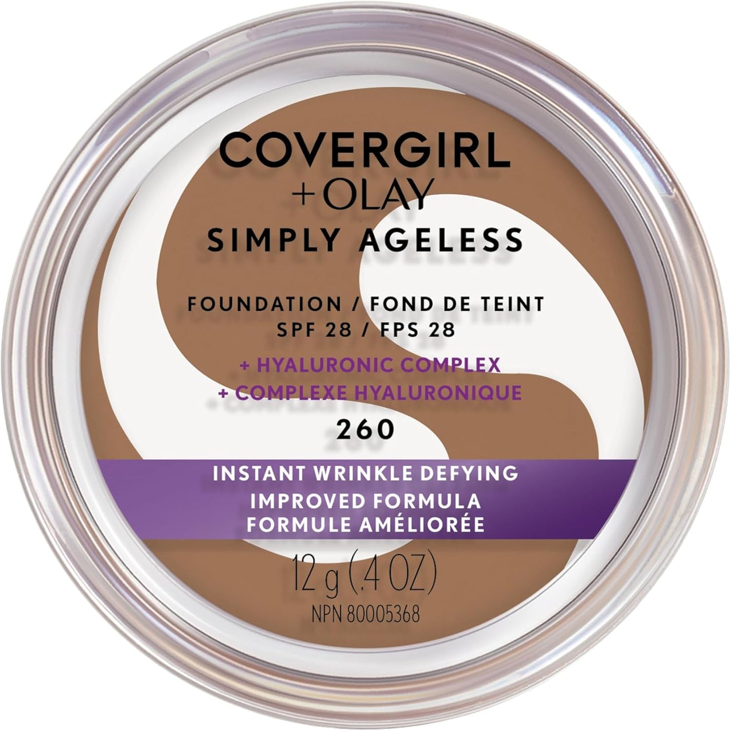 COVER GIRL & OLAY SIMPLY AGELESS FND CLASSIC TAN pack of 2