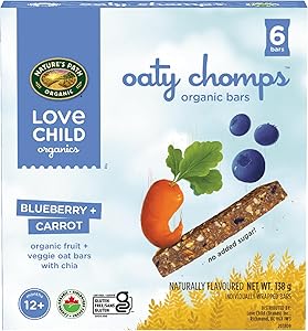 Love Child   Oaty Chomps Tm/Mc   Oaty Chomps Blueberry Carrot138G
