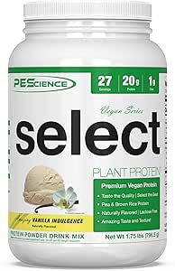 Bucked Up   Select Protein Vegan, Vanilla Indulgence, 27 Serve