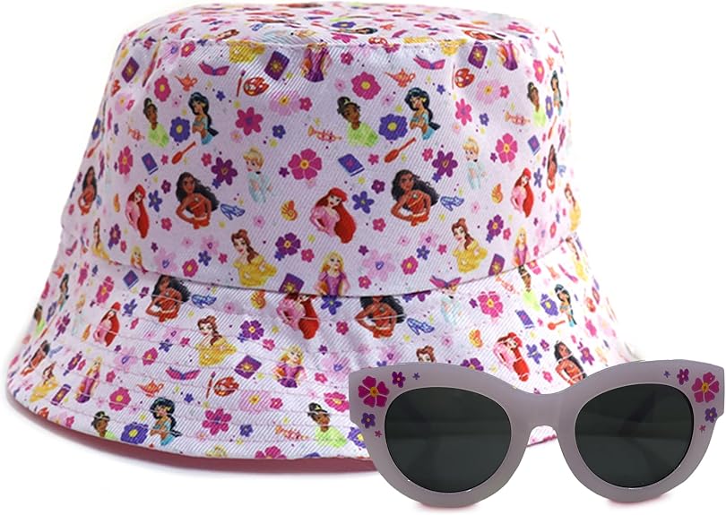 PRINCESS BUCKET HATS WITH SUNGLASSES 2PC pack of 10